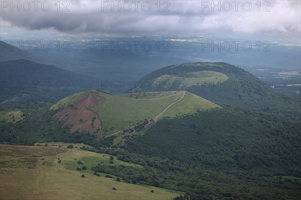 Auvergne, volcano