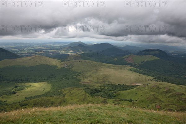 Auvergne, volcano