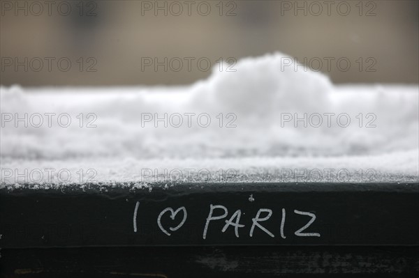 Paris sous la neige