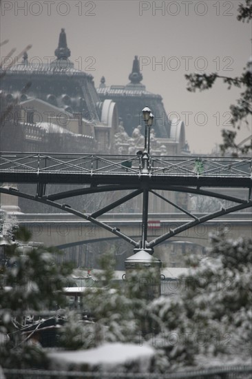 Paris sous la neige