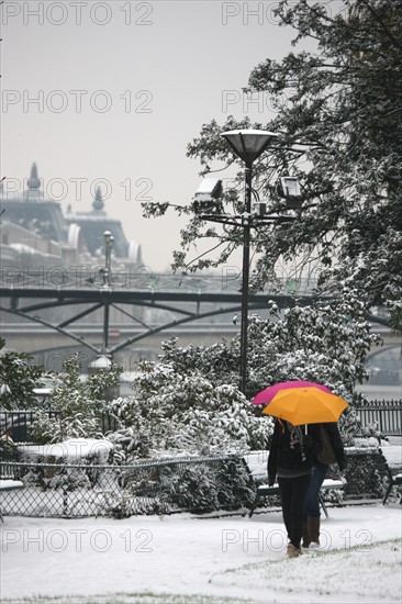 Paris sous la neige