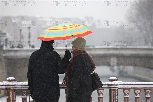 Paris sous la neige