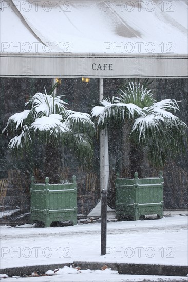 Paris sous la neige