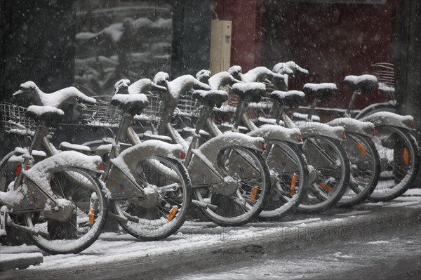 Paris sous la neige