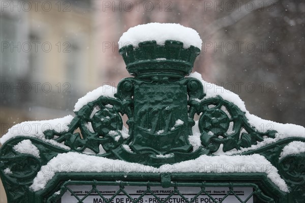 Paris sous la neige