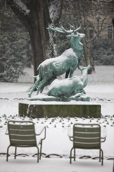 Paris sous la neige