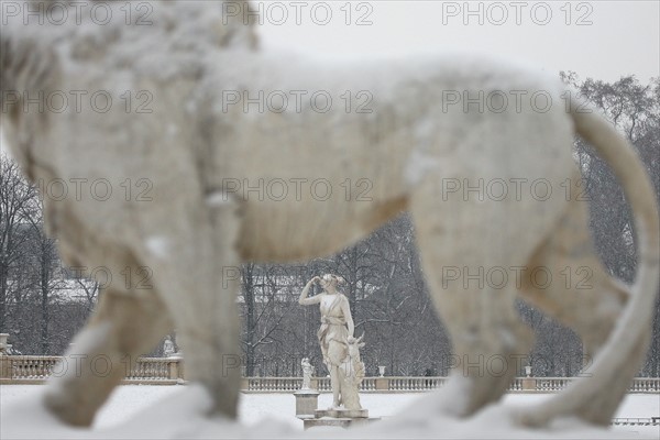 Paris sous la neige