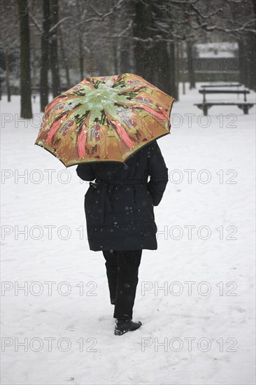 Paris sous la neige