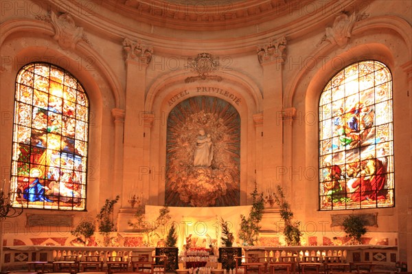 France, Ile de France, Yvelines, Versailles, cathedrale saint louis, religion catholique, chapelle du choeur,