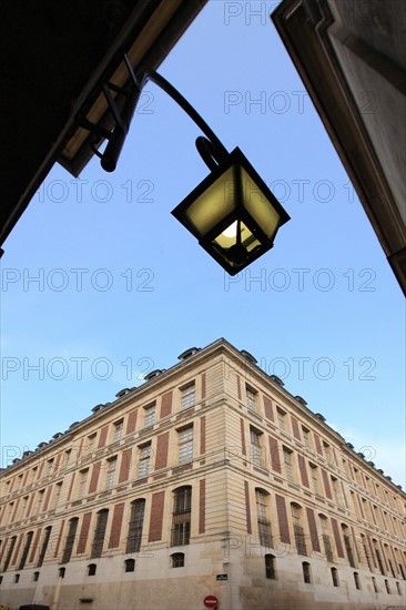 France, Ile de France, Yvelines, Versailles, dependances du chateau de Versailles, grand commun, 1 rue de l'independance americaine, angle avec la rue saint julien,