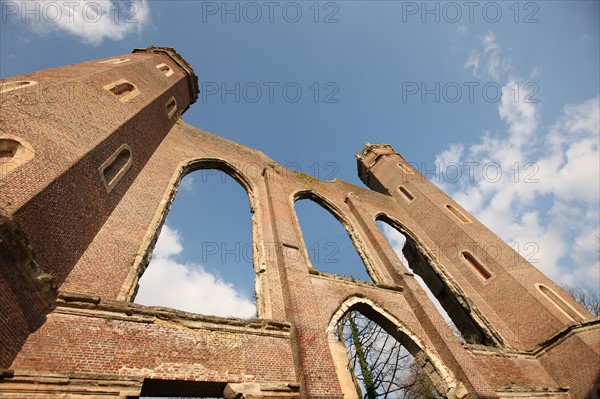 France, Haute Normandie, eure, radepont, filature levavasseur, vestiges industriels, propriete du conseil general de l'eure,