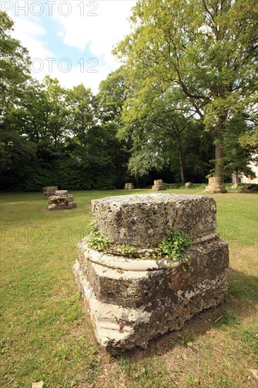 France, Haute Normandie, eure, pont de l'arche, abbaye de bonport, monument historique, abbaye cistercienne, vestiges