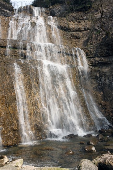 France, franche comte, jura, menetrux en joux, cascades du herisson, pays des lacs, eau, chutes, paysage, nature, hiver,