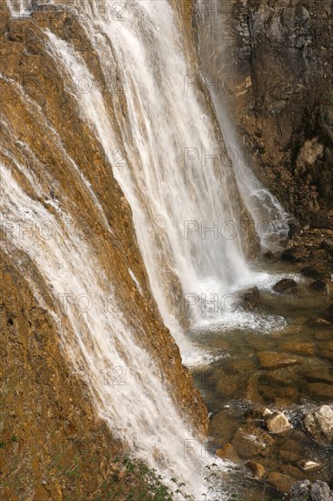 France, franche comte, jura, menetrux en joux, cascades du herisson, pays des lacs, eau, chutes, paysage, nature, hiver,