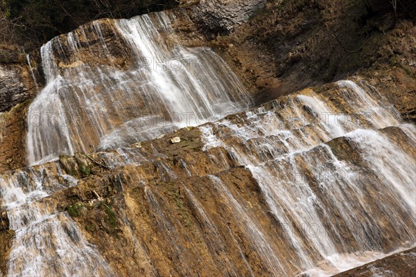 France, franche comte, jura, menetrux en joux, cascades du herisson, pays des lacs, eau, chutes, paysage, nature, hiver,