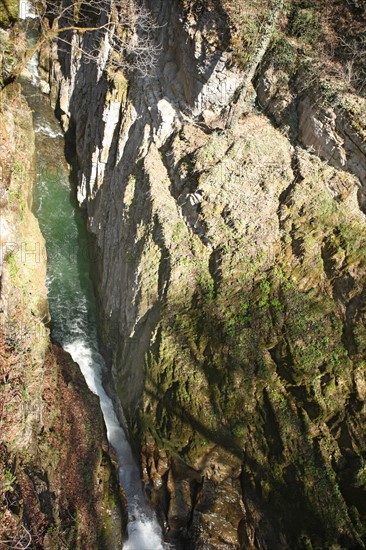 France, franche comte, jura, pays des lacs, agriculture, route du comté, paysage, nature, hiver, gorges de la langouette, eau, riviere,