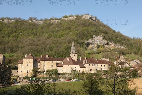 France, franche comté, jura, baume les messieurs, village, patrimoine, montagne, reculée, nature, panorama, clocher, maisons,