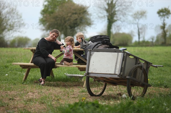 France, Basse Normandie, manche, sartilly, baie du mont saint michel, sartilly, un lit au pre, ferme de sylvie et yves guillard, hebergement, camping,