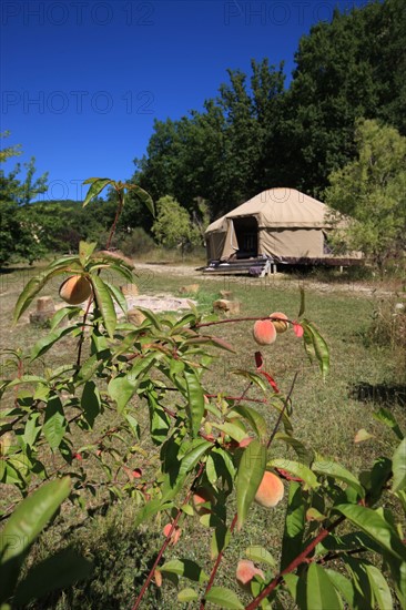 France, Nature camping the camp