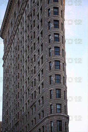 usa, etat de New York, New York City, Manhattan, Chelsea, flatiron, fer a repasser, building, nuit,