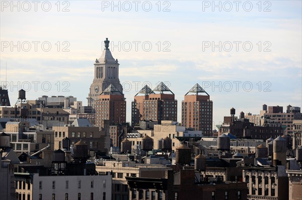 usa, etat de New York, New York City, Manhattan, tours, depuis la terrasse de l'hotel Four Points by Sheraton, 160W 25th street, reservoirs, vue sur union square,