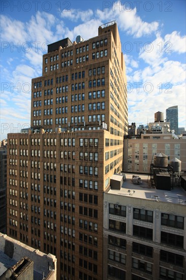 usa, etat de New York, New York City, Manhattan, Chelsea, buildings, reservoirs, depuis la terrasse de de l'hotel Four Points by Sheraton, 160W 25th, empire state,