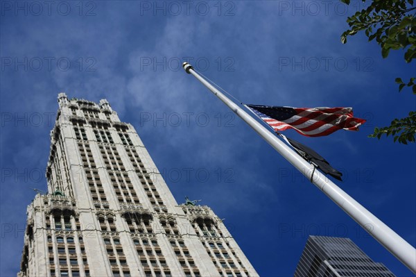 usa, etat de New York, New York City, Manhattan, financial district, pointe de Manhattan, building,