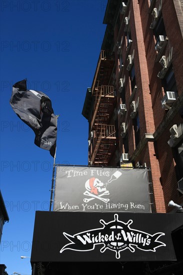 usa, state of New York, NYC, Manhattan, wicked willys, bar,