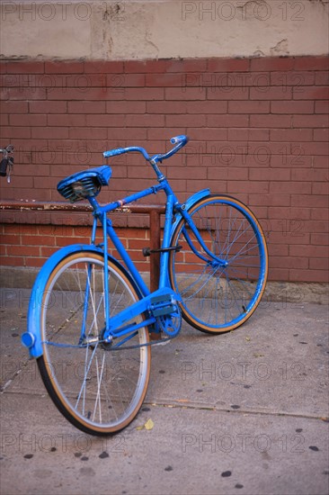 usa, state of New York, NYC, Manhattan, Soho, velo bleu,