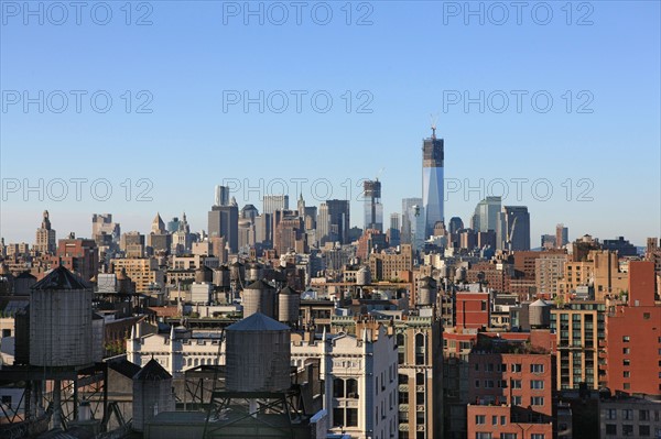 usa, state of New York, NYC, Manhattan, Chelsea, 25th W, depuis la terrasse de l'hotel Four Points by Sheraton,