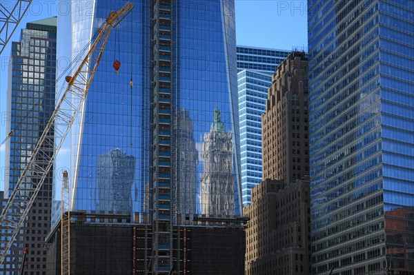 usa, state of New York, NYC, Manhattan, financial district, building, ancien World Trade Center, Ground Zero