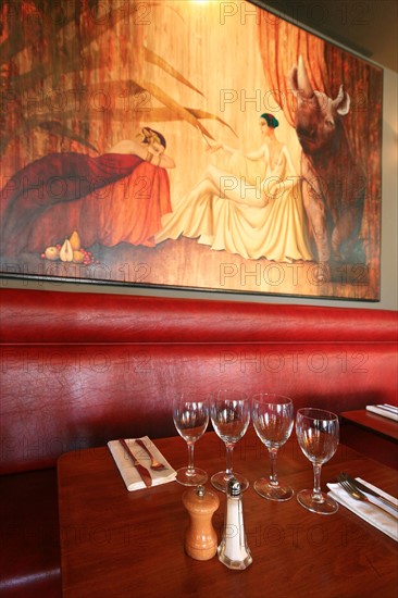 France, ile de france, paris 1er arrondissement, 6 rue de l'Amiral de Coligny, le fumoir, bar, restaurant,
Date : 2011-2012