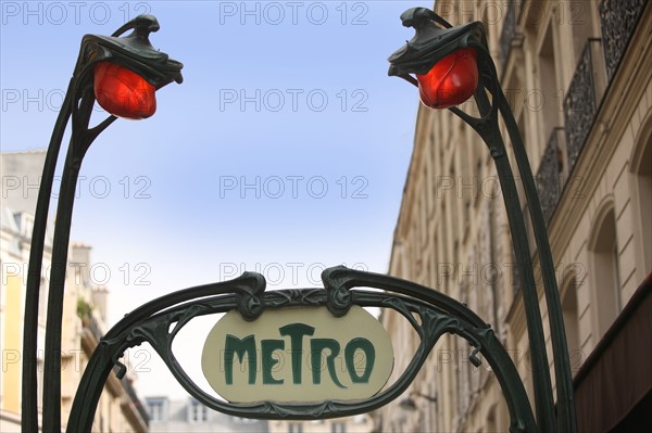 France, ile de france, paris 2e arrondissement, metro reaumur sebastopol, Hector Guimard, 
Date : 2011-2012