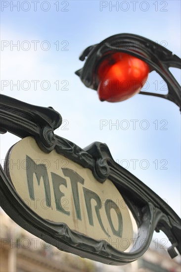 France, ile de france, paris 2e arrondissement, metro reaumur sebastopol, Hector Guimard, 
Date : 2011-2012