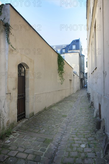France, ile de france, paris 3e arrondissement, le marais, ruelle sourdis, rue pastourelle, 
Date : 2011-2012