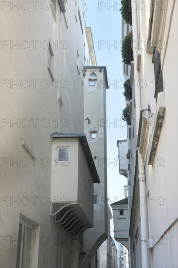 France, ile de france, paris 3e arrondissement, le marais, ruelle sourdis, rue pastourelle, 
Date : 2011-2012