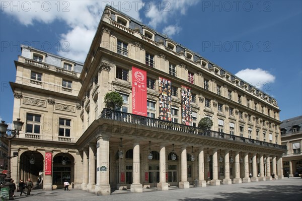 France, ile de france, paris 1er arrondissement, palais royal, place colette, comedie francaise, theatre, salle richelieu, 
Date : 2011-2012