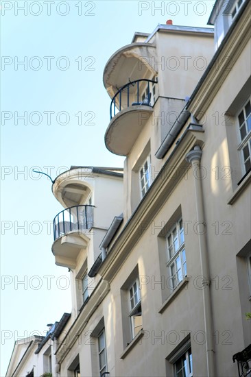 France, ile de france, paris 3e arrondissement, le marais, rue chapon, no11 maison avec lucarnes a poulie, 
Date : 2011-2012