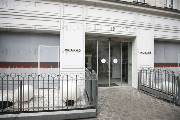 France, ile de france, paris, 3e arrondissement, 13 boulevard du temple, restaurant bar murano, 
Date : 2011-2012