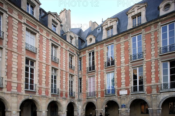 France, ile de france, paris 4e arrondissement, le marais, place des vosges, no6 maison de victor hugo.
Date : 2011-2012