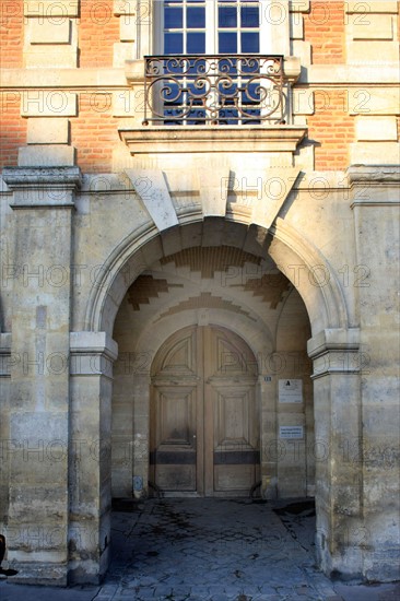 France, ile de france, paris 4e arrondissement, le marais, place des vosges, no11 hotel pierrard.
Date : 2011-2012