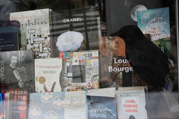 France, ile de france, paris 5e arrondissement, 1 rue de la bucherie, librairie shakespeare & co, livres, anglophones, litterature anglo saxonne, walt whitman.
Date : 2011-2012