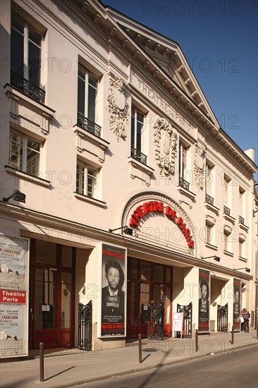 France, ile de france, paris 9e arrondissement, 15 rue blanche, theatre de paris, salle de spectacle, facade

Date : 2011-2012