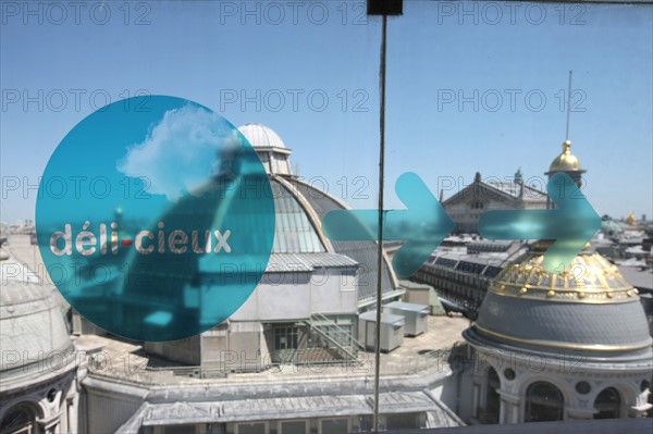 France, ile de france, paris, 9e arrondissement, boulevard haussmann, printemps, grand magasin, terrasse panoramique, restaurant deli cieux

Date : 2011-2012