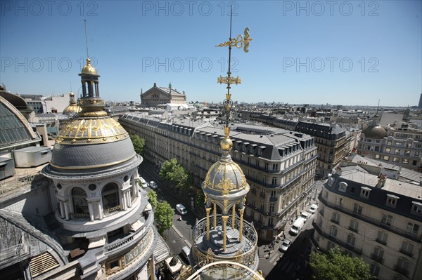 France, ile de france, paris, 9e arrondissement, boulevard haussmann, printemps, grand magasin, terrasse panoramique, restaurant deli cieux

Date : 2011-2012