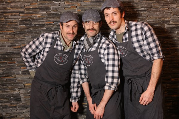 Les 3 fondateurs des restaurants Big Fernand