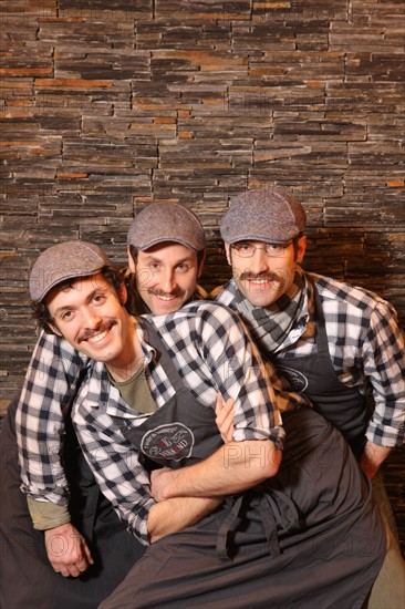 Les 3 fondateurs des restaurants Big Fernand