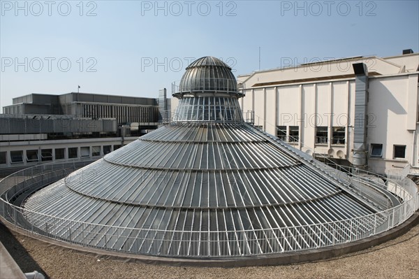 Exterior dome protecting the dome of Galeries Lafayette in Paris