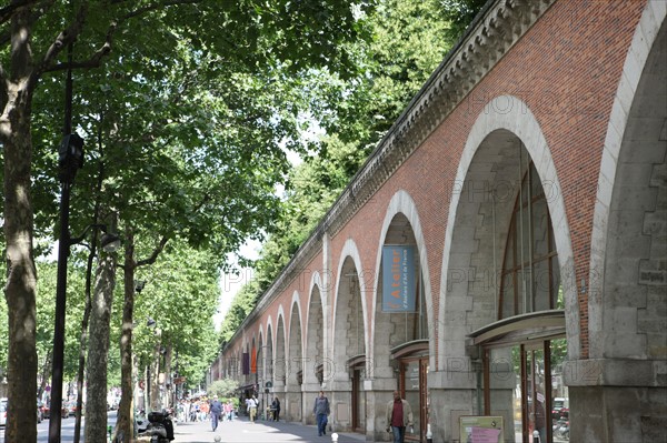 France, ile de france, paris, 12e arrondissement, viaduc des arts, avenue daumesnil

Date : 2011-2012