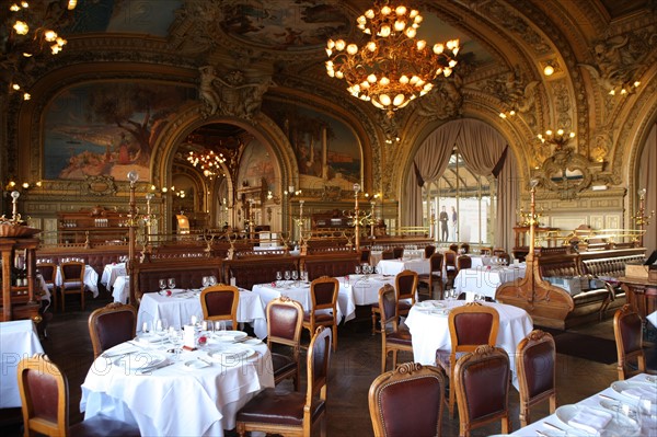 France, ile de france, paris 12e arrondissement, place louis armand, gare de lyon, restaurant le train bleu, gastronomie

Date : 2011-2012